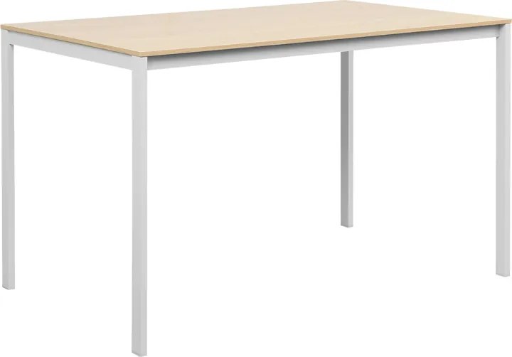 Masa Bucatarie/Dining Foranno PAL Finisaj Stejar 120x75x75cm , Picioare Albe