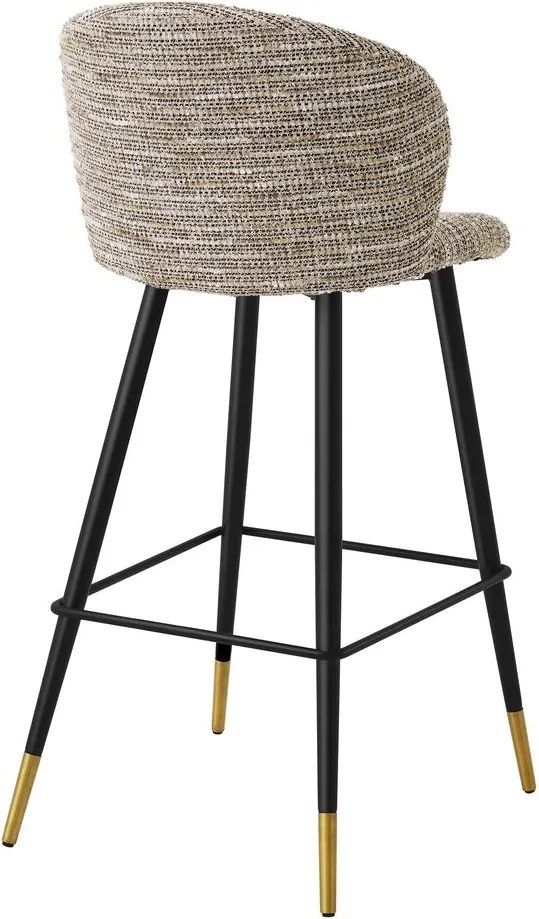 Scaun de bar design elegant LUX Volante, bej mademoiselle 115735 HZ