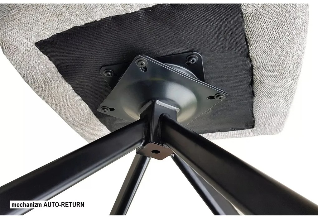 Scaun rotativ Azalia bej deschis/negru Brego31