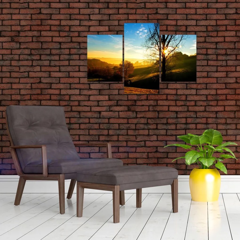 Tablou cu răsăsrit de soare (90x60 cm)