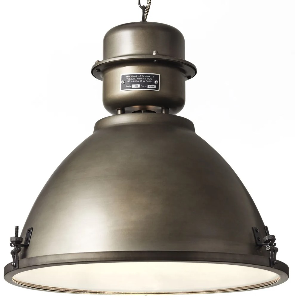 Lustra stil retro-industrial 48cm Kiki otel negru 93758/46 BL