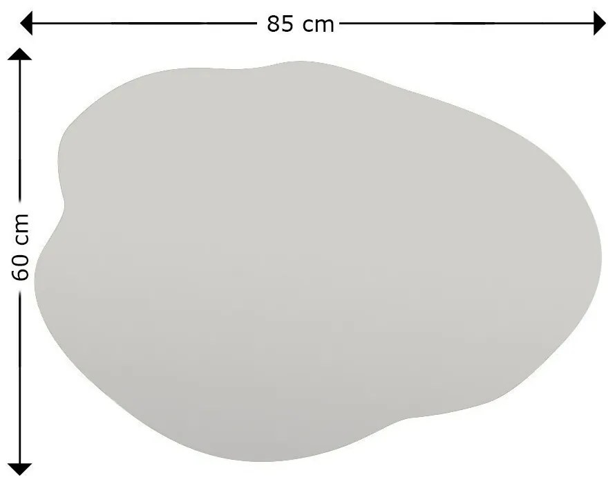 Oglindă Ohho Black 60 x 85 cm