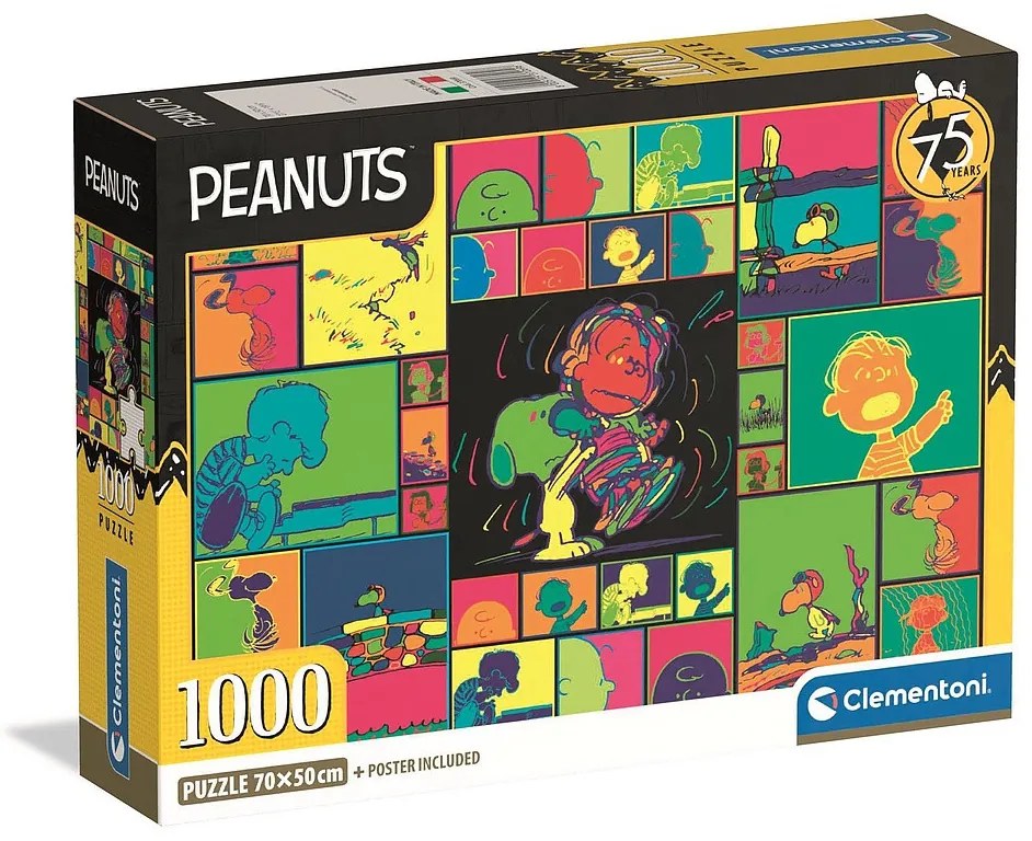 Snoopy Puzzle Compact Clementoni de 1000 de piese