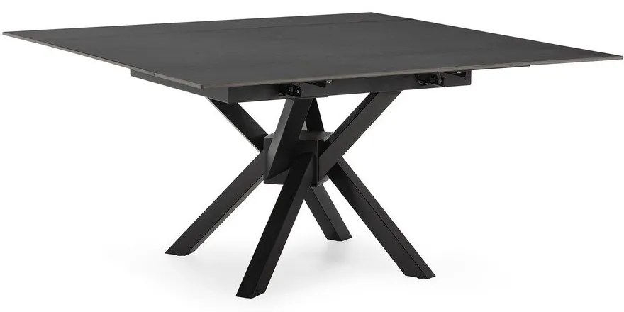 Masă de dining extensibilă cu blat din piatră cu blat suplimentar 90x150 cm Arlene – Marckeric