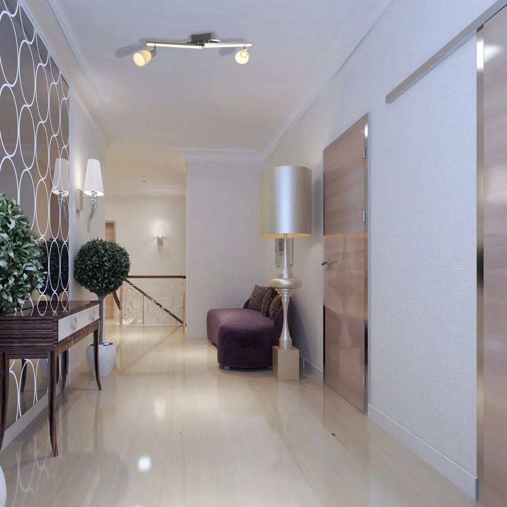 Plafoniera LED cu brate si spoturi directionabile Ibiza 1233042 NV