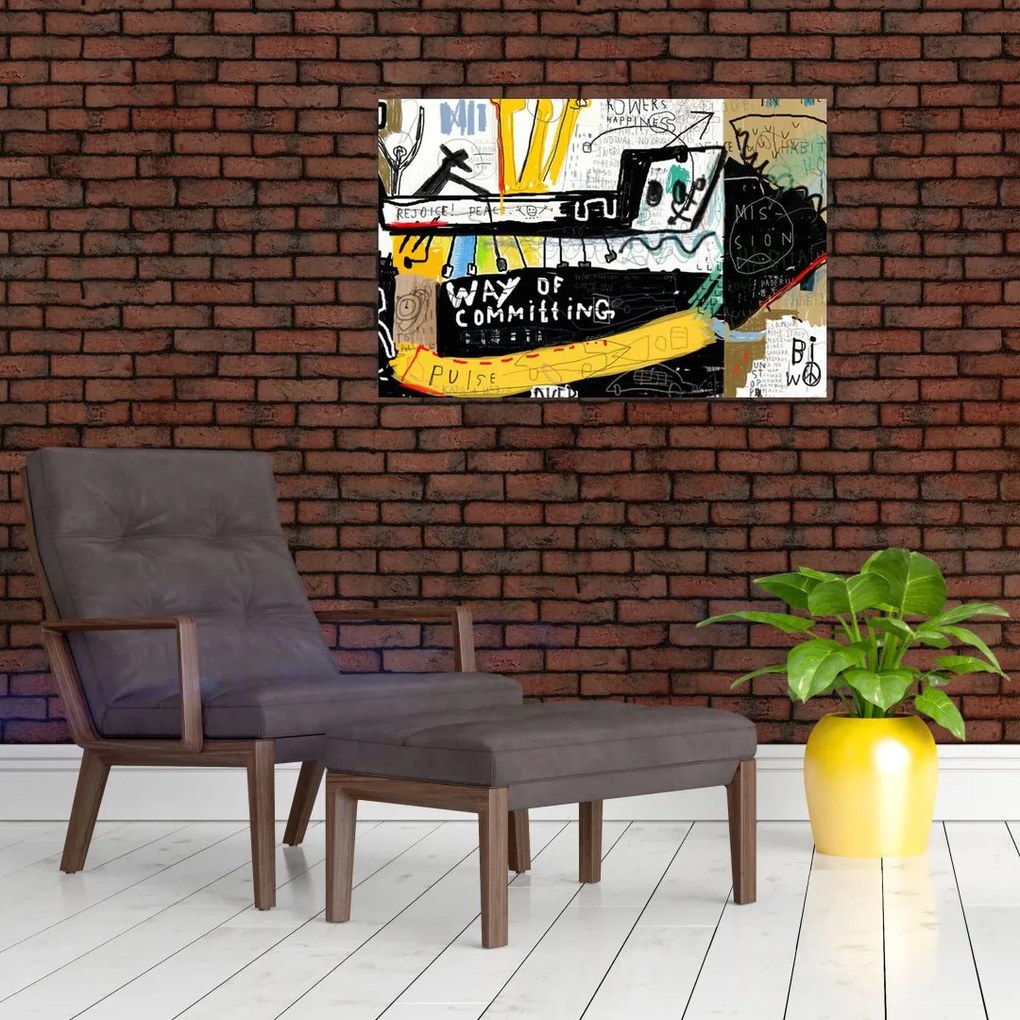 Tablou - Graffiti (90x60 cm)