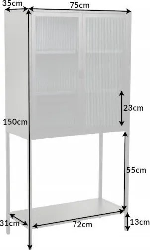Raft elegant design modern Dura Steel 150cm