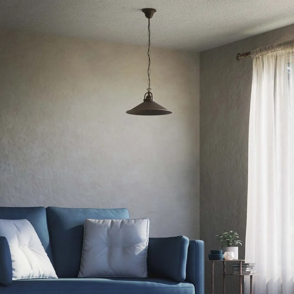 Pendul stil industrial din alama personalizabila Alice 35cm