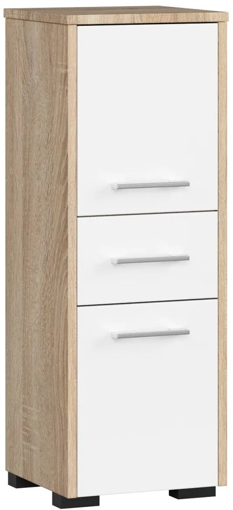 Dulap pentru baie Farid TYP6 (stejar sonoma + alb). 1068859