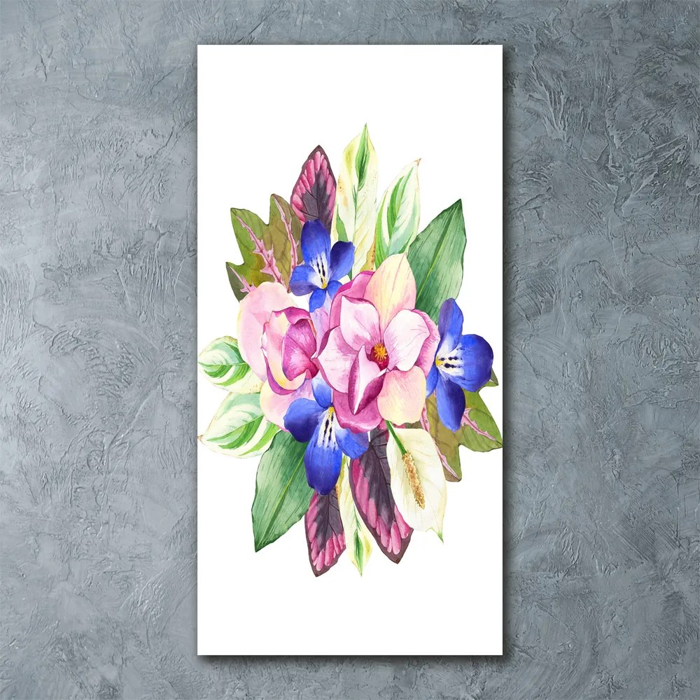 Tablou din Sticlă Buchet de flori
