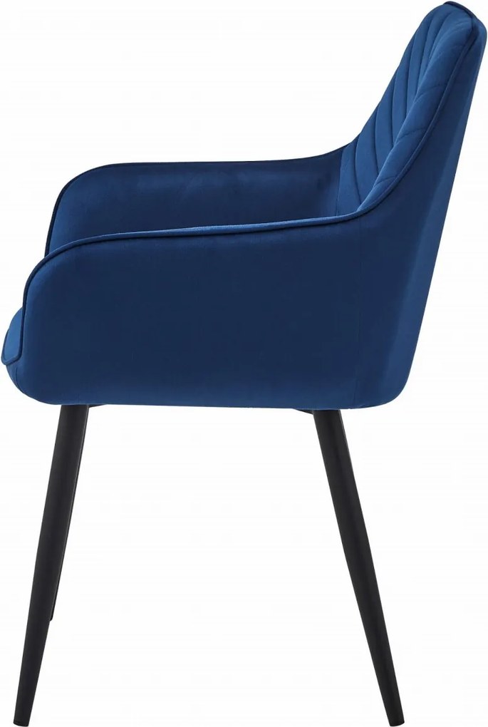Reducere Scaun de masa NANA VELVET, albastru II. calitate