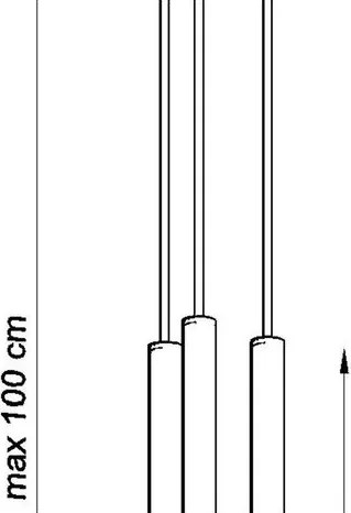 Lustră albă din metal ø 20 cm Fideus – Sollux