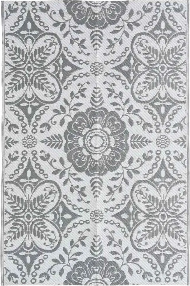 vidaXL Covor de exterior, ARAKIL gri deschis, 120x180 cm, PP