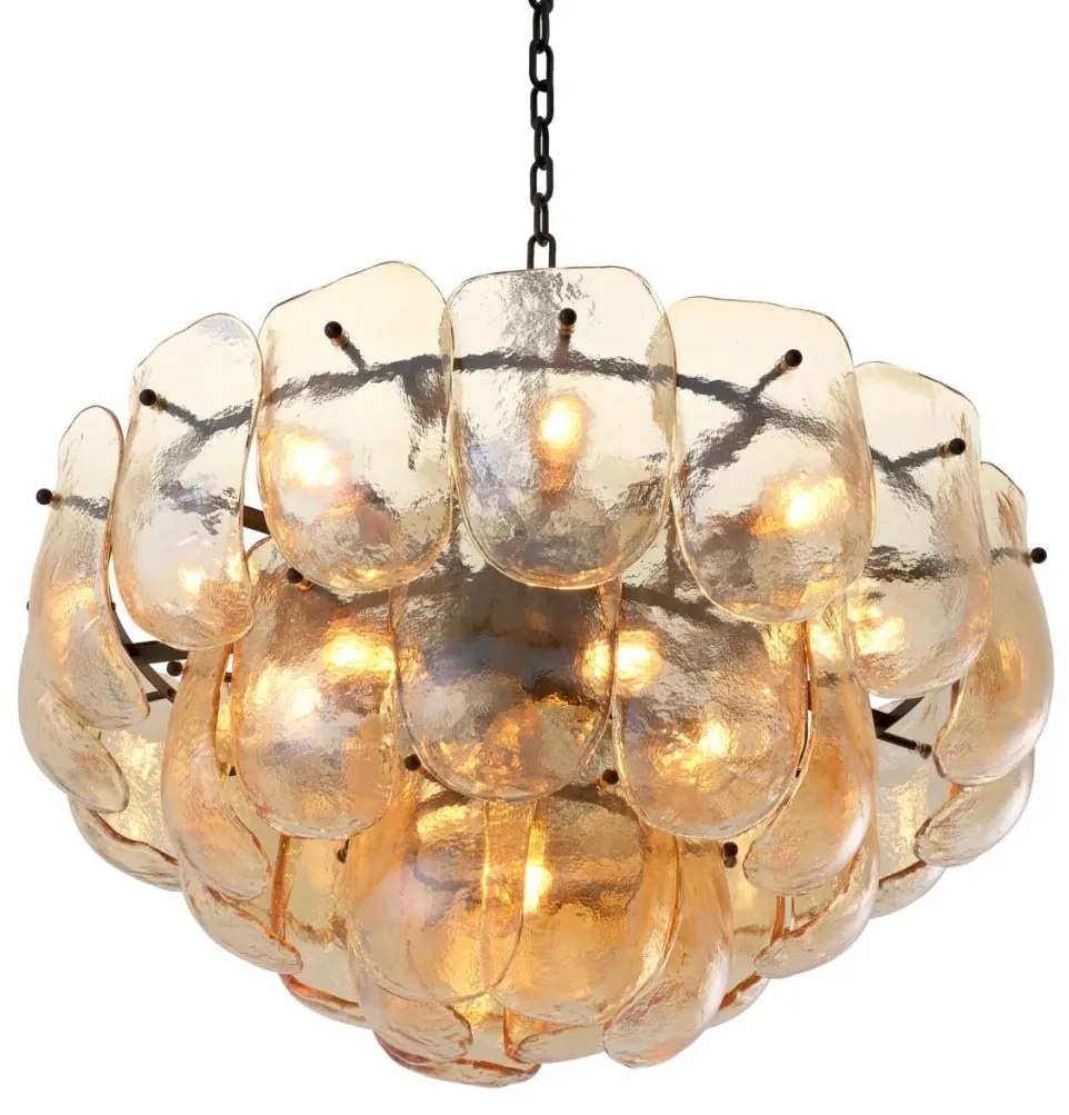 Candelabru design LUX, Sticla, Champagne, Gustave