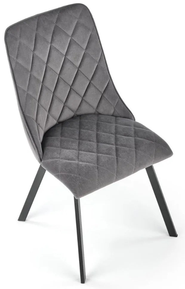 Scaun de bucaterie Nyx, gri/negru