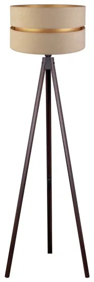 Lampadar Duolla DUO 1xE27/60W/230V d. 44 cm bej/wenge