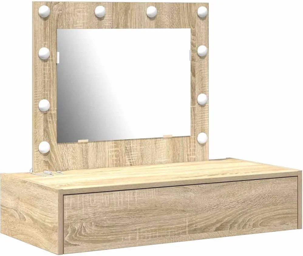 vidaXL Masă de Machiaj cu sertar Maro 83 x 40 x 70 cm Lemn compozit