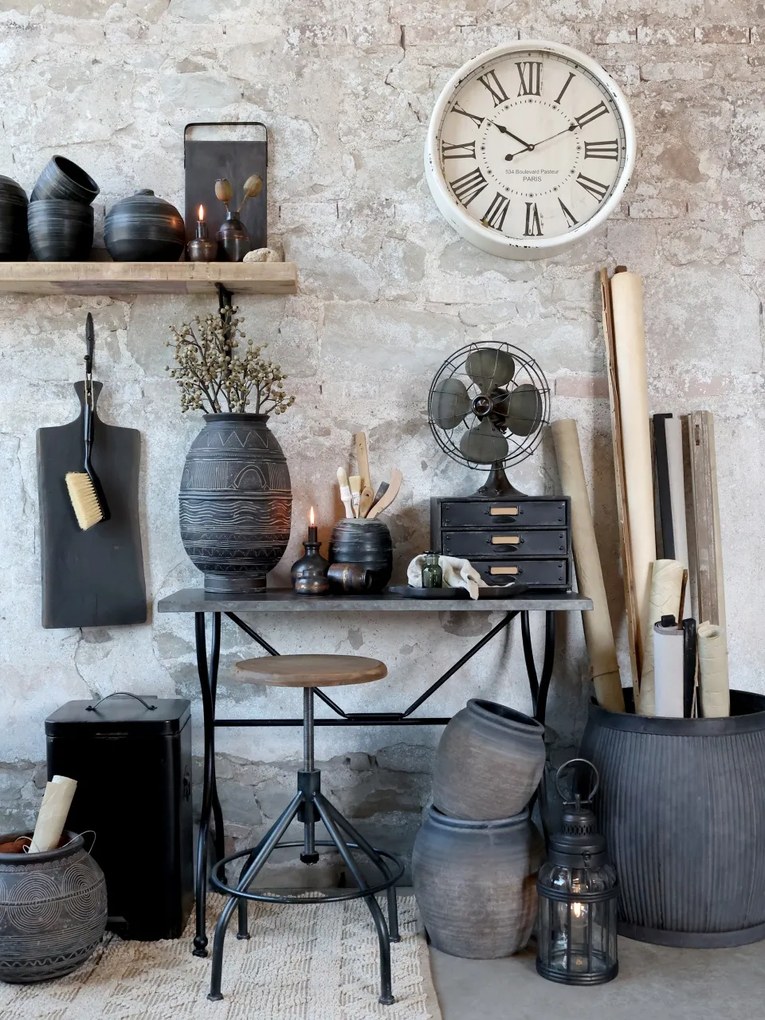 Scaun pivotant cu inaltime reglabila din lemn Factory