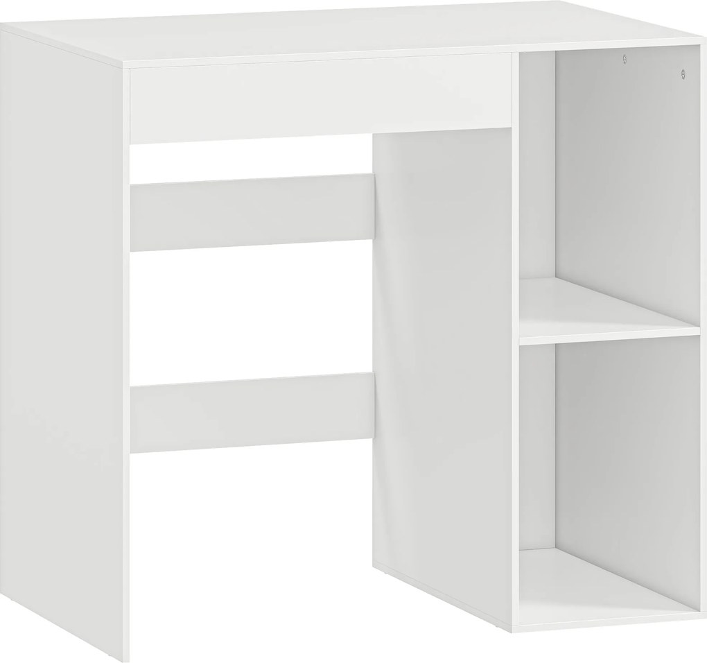 HOMCOM Dulap deasupra Mașinii de Spălat, Mobilier Modern cu Rafturi Deschise, Spațiu Economisit pentru Baie și Rufe, 96x60x95 cm, Alb | Aosom Romania