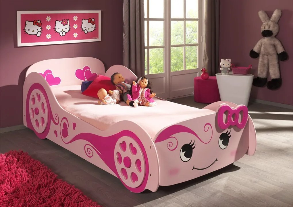 Set CARBED format din LOVE CAR și SALTEA PAT COPIIua asortată.