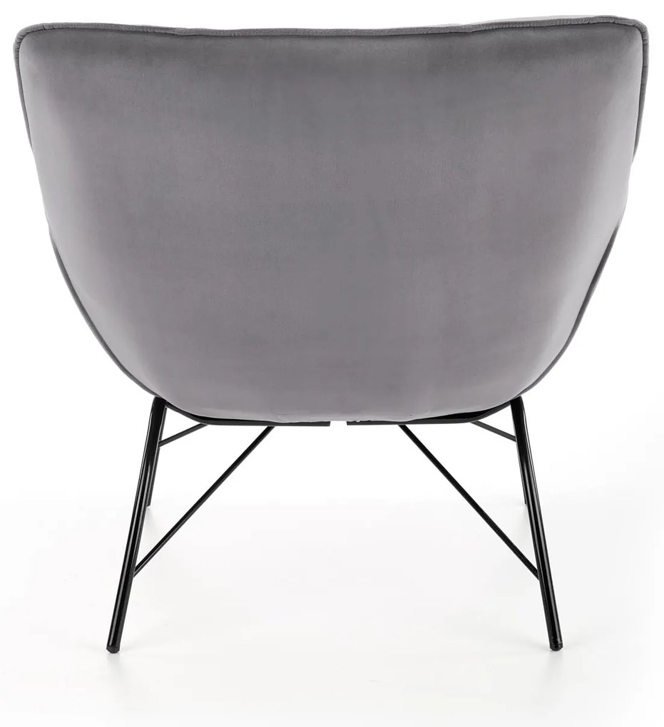 Fotoliu Betali (gri + negru). 1028142