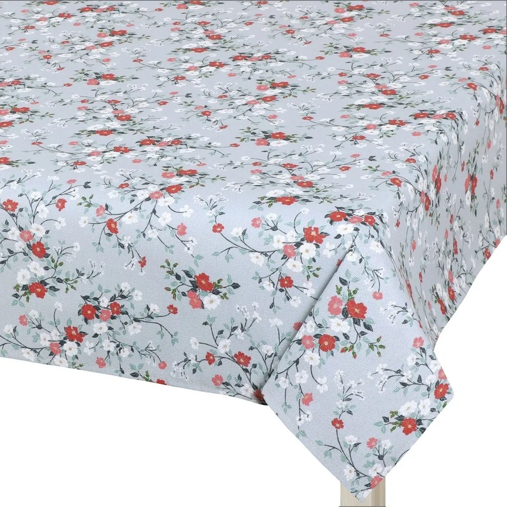 Față de masă Bellatex DITA Flower gri , 120 x 160cm, 120 x 160 cm