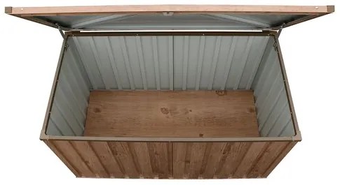 Duramax Cutie de depozitare pentru grădină maro,134 x 74 cm