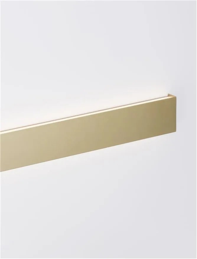 Aplica LED pentru baie cu protectie IP44 SELINE aurie L-90cm