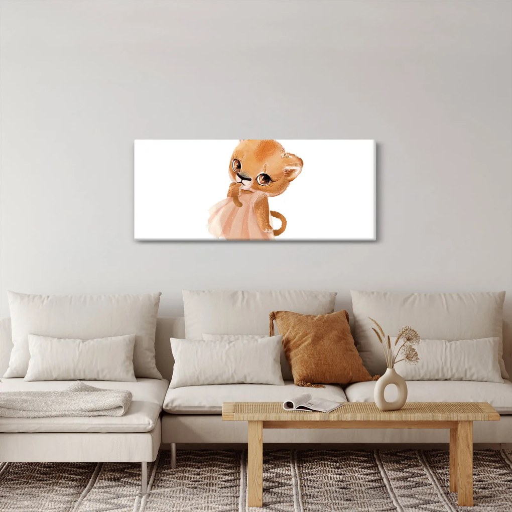 Tablou - Animăluț în acuarelă N⁰6 (120x50 cm)