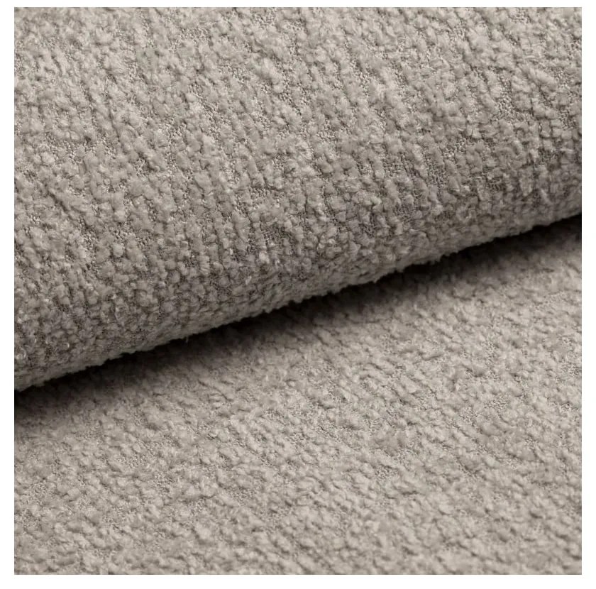 Pat matrimonial bej tapițat cu spațiu de depozitare cu somieră 180x200 cm Mattis – Meise Möbel