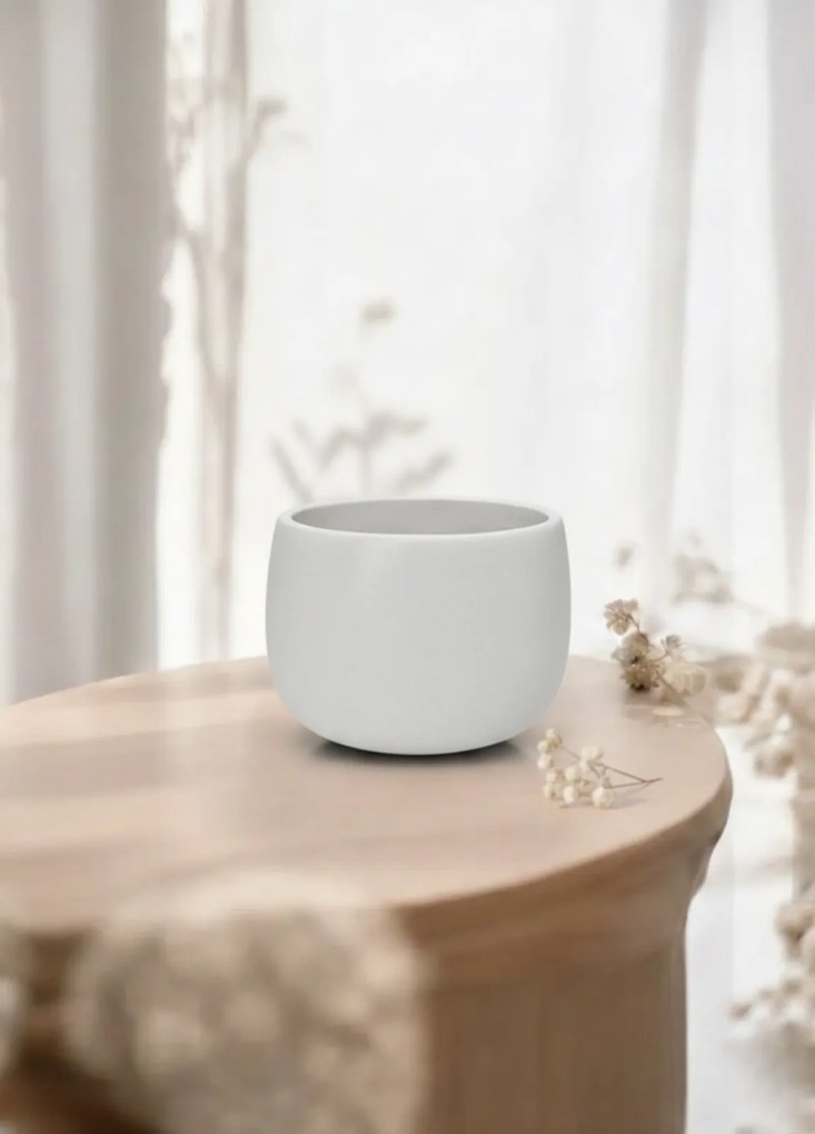 Pahar cafea NOVUM Milk Foam Cappucino 330ml Flat White, Latte (culoare Alb Mat Foam)