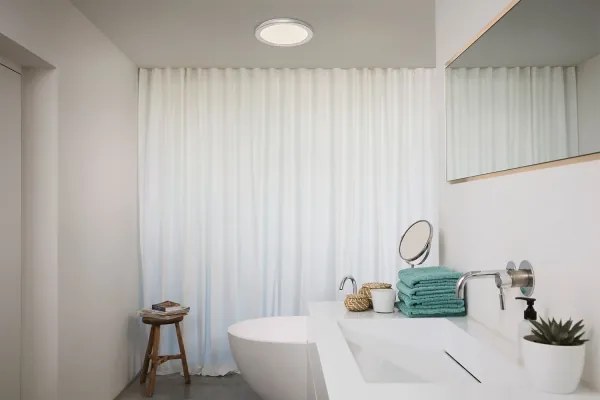 Osram - Plafonieră LED pentru baie ORBIS DISC, 22W/230V, Ø 30 cm, IP44, crom