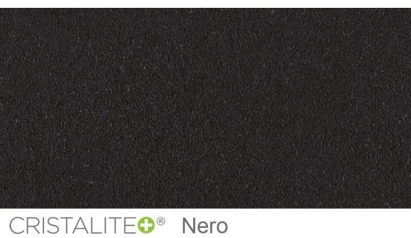 Chiuveta bucatarie Schock Typos D-100S Cristalite Nero 860 x 435 mm, granit, reversibila, montare pe blat 86 x 43.5 cm
