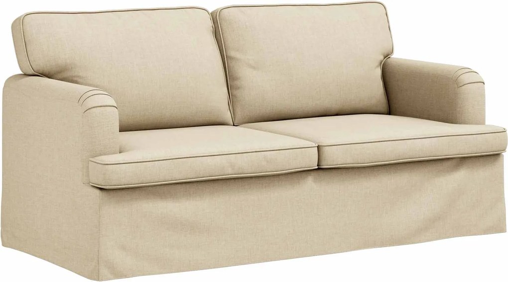 vidaXL Canapea Crem 142 x 80 x 85 cm țesătură