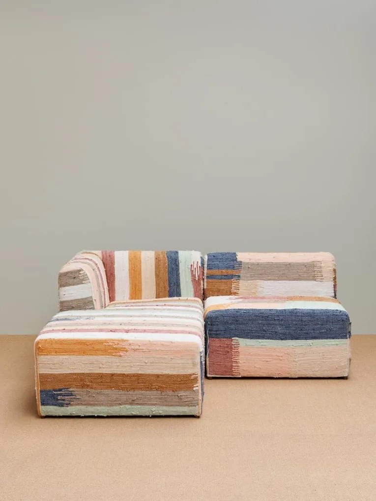 Modul canapea, multicolor, din bumbac, Chindi