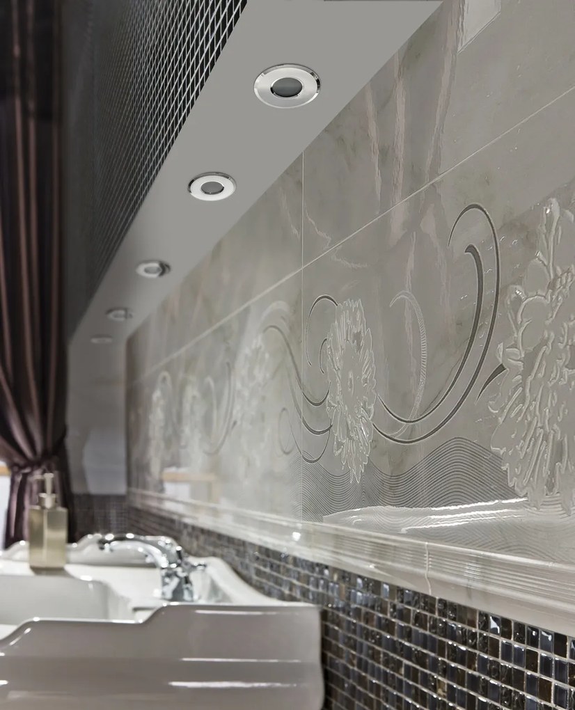 Spot pentru baie incastrabil OSCAR crom