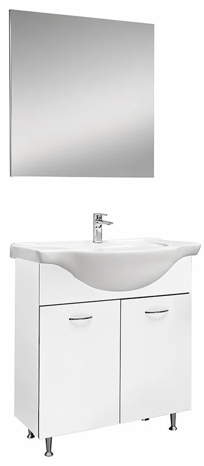 Ruben Prime 75 mobilier de baie complet Alb