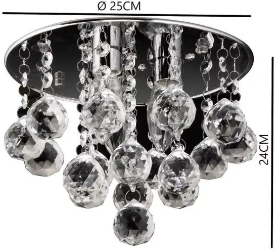 Plafonier 3xE14/60W/230V, iluminare plafon eficientă și modernă