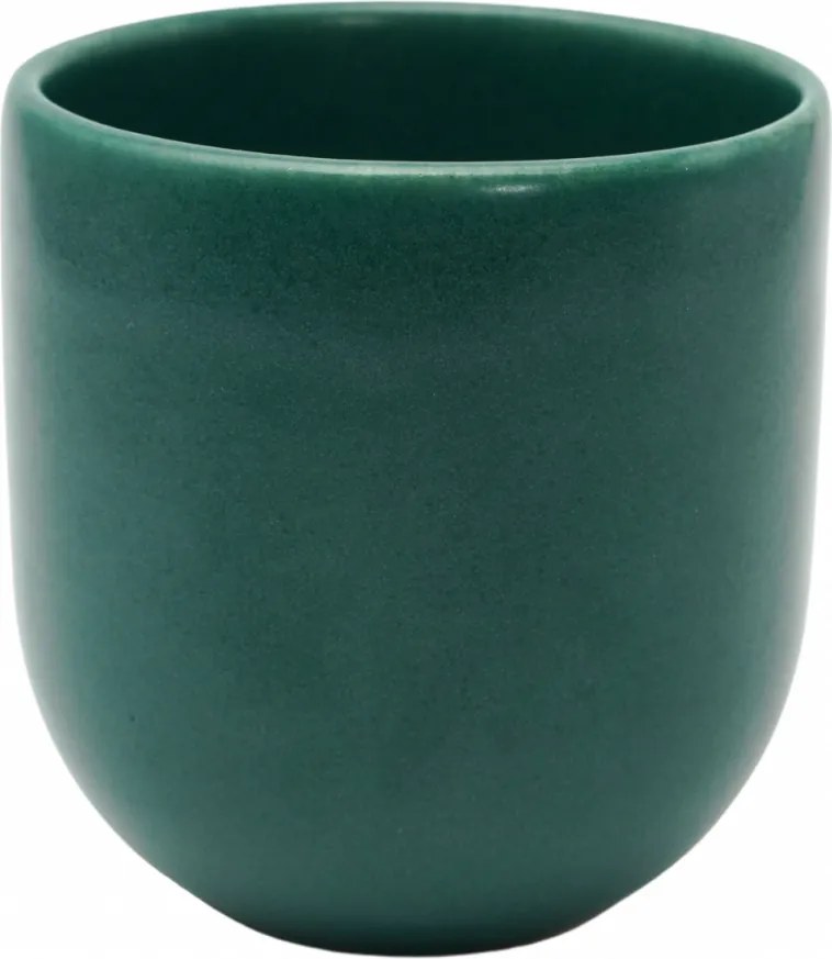 Pahar Cafea Novum Verde Emerald 250ml (Glazurat Manual)
