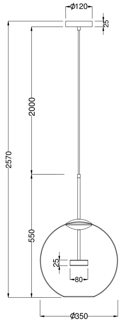 Pendul Cometa Maytoni Led,  Auriu , MOD056PL-L12G3K, Germania