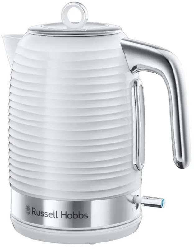 Cana electrica Russell Hobbs Inspire 24360-70, 2400 W, 1.7 L, Plastic in relief de inalta calitate, Alb