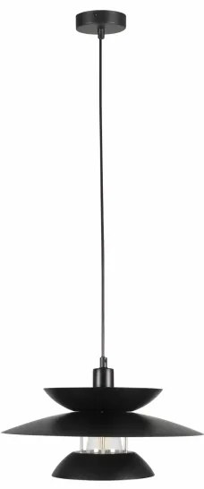 Lustră pe cablu BERIT 1xE27/20W/230V negru