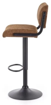 Scaun de bar 109x46 cm negru/maro