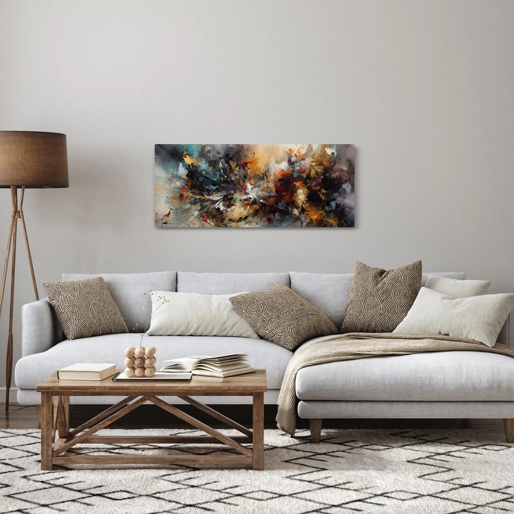 Tablou - Grafică abstractă (120x50 cm)