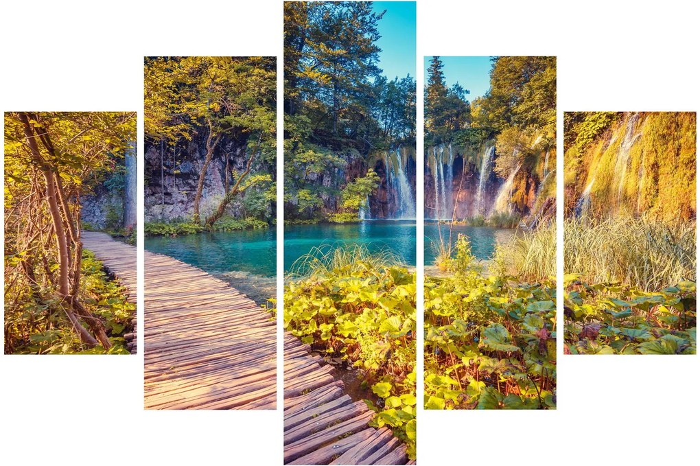 Tablou - Lacurile Plitvice, Croația (150x105 cm)