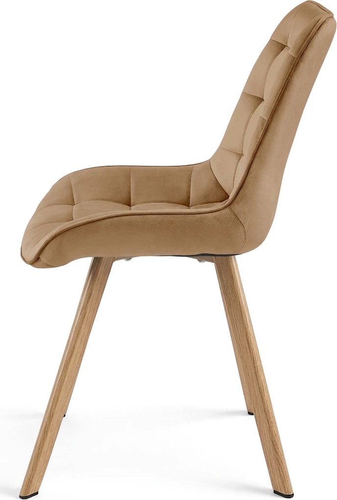 Scaun de masa SORIA VELVET, maro