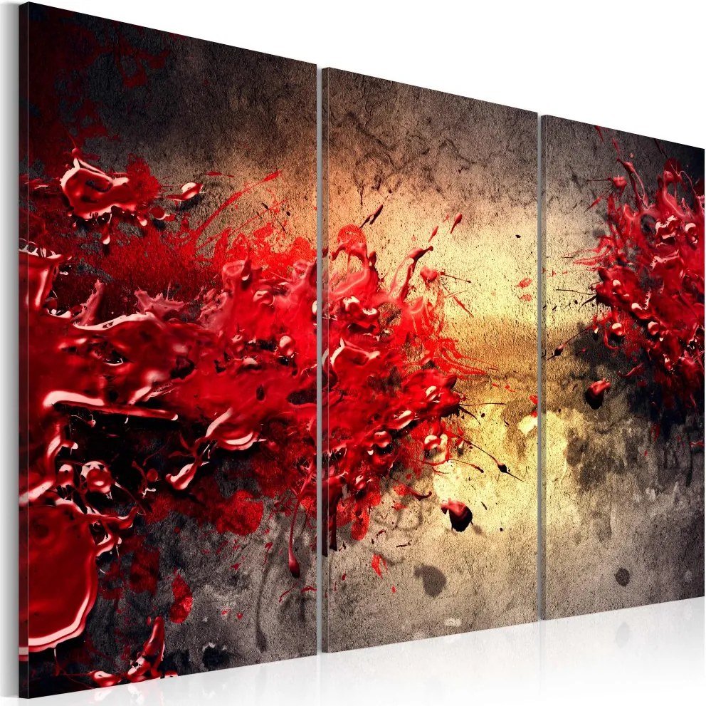 Tablou Bimago - Red splash 60x40 cm