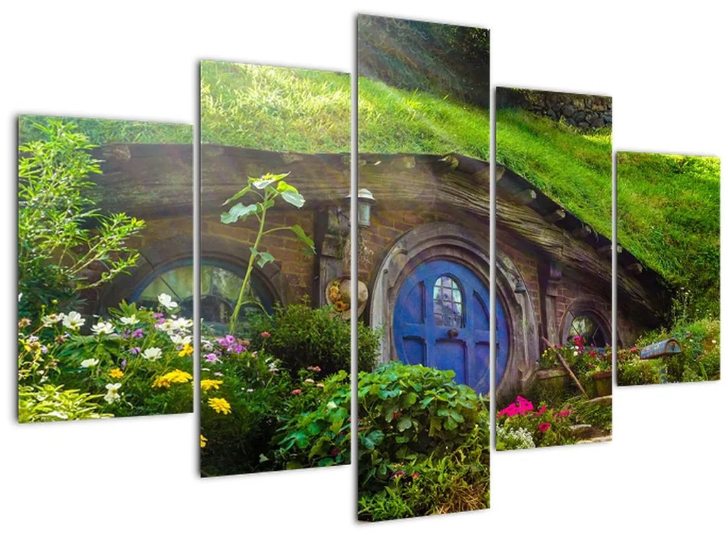 Tablou - Orasul Hobitin (150x105 cm)