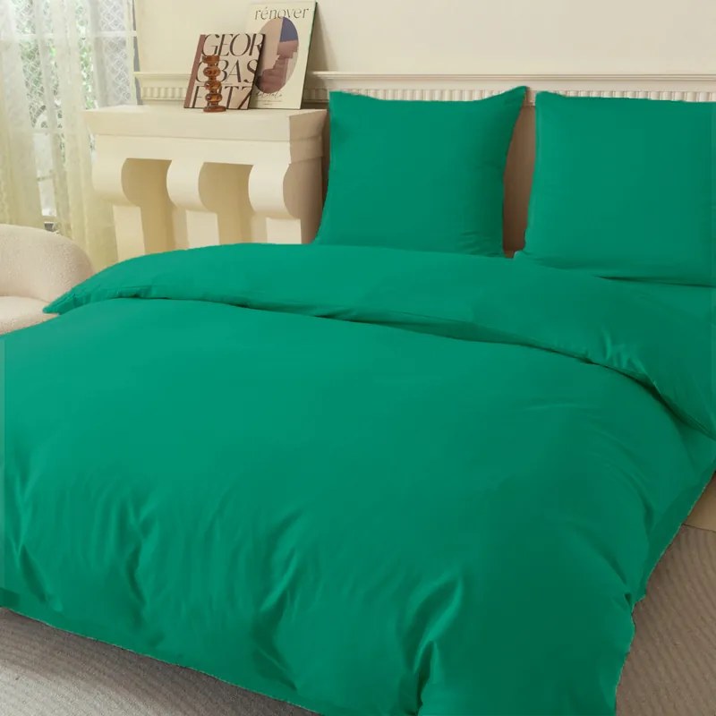 Lenjerie de pat din microfibra LANTA verde Dimensiune lenjerie de pat: 70 x 90 cm | 140 x 200 cm