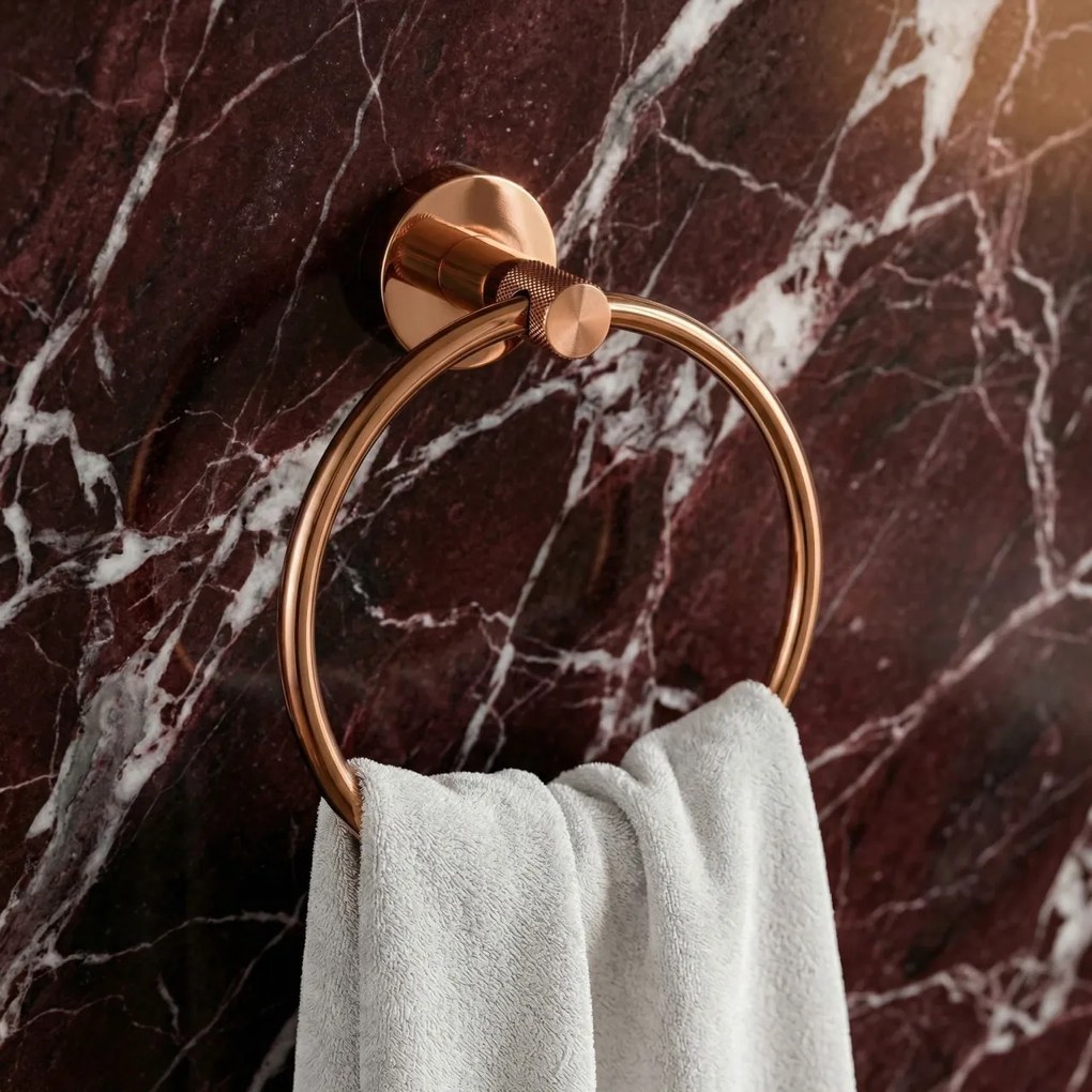 Cuier de baie Ring 6610 Modern Copper